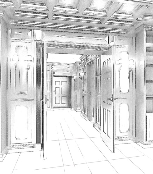 Интерьер: Бильярдная