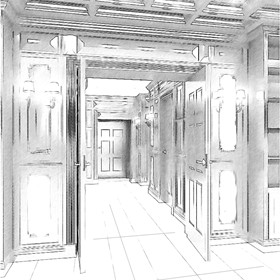 Интерьер: Бильярдная