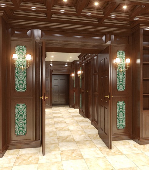 Интерьер: Бильярдная